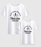 Unicorn Squad Unisex Half Sleeve T-Shirts (Pack of 2)